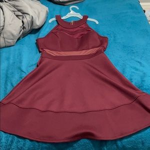 Maroon dress